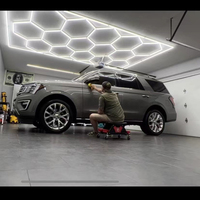 Meilleures Ventes Lumières LED Hexagonales 2433mm*4840mm Éclairage LED Hexagonal pour Plafond Lumière LED de Garage