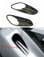 Décoration de l'entrecasteau arrière en fibre de carbone sèche style PRO, compatible avec McLaren GT Premium