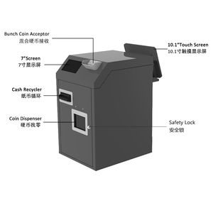7 inch cửa sổ tiền gửi tiền xu tiền mặt tiền gửi và rút máy tự phục vụ kiosk ATM nhà sản xuất máy smartcash đăng ký - Product Image 2