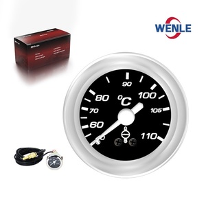 Wenle 12V 24V jauge de température <span class=keywords><strong>d</strong></span>'<span class=keywords><strong>eau</strong></span> thermomètre à <span class=keywords><strong>eau</strong></span> 40-110 ℃ capteur de température <span class=keywords><strong>d</strong></span>'<span class=keywords><strong>eau</strong></span> mètre 52MM pièces automobiles - Product Image 1