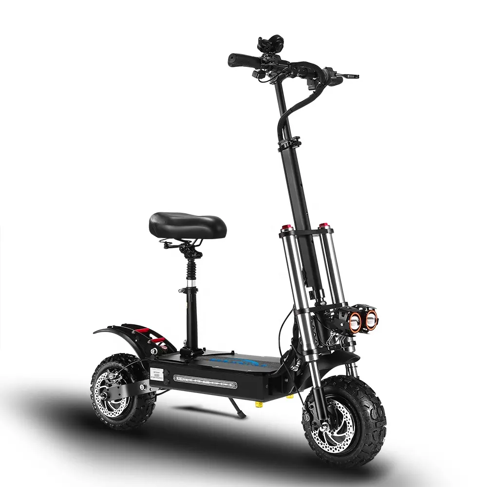 Eu Warehouse Chinese scooter manufacturer 5600w 85km speed folding dual motor electric scooter for adults