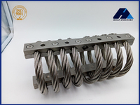 Hoan JGX-1598D-428B Amortisseur pour véhicules blindés, compresseur, transformateur, rail d'énergie, avec isolation par fil d'aluminium, certifié ISO9001