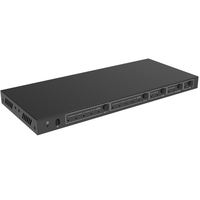 18Gbps 4x2 HDMI 2.0 Matrix Switcher Audio Extractor Support Scale ARC EDID Function for Home Cinéma System