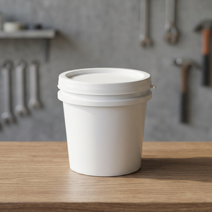 Cubo de Plástico PP de Grado Alimenticio de 1 KG para Pintura, Contenedor Redondo - Product Image 2