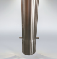 KVS In-Ground Spigot Based Stainless Steel 316 Roadway Outdoor Security Safety Fixed Car Parking Bollard