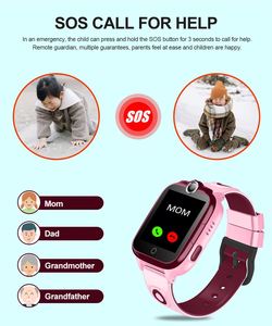 Montre connectée pour enfants 4G D63 avec appel vidéo, bouton SOS, positionnement LBS+Wifi, étanche, surveillance parentale, montre connectée D63 pour enfants - Product Image 6