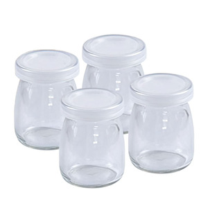 برطمانات زجاجية صغيرة فارغة سعة 200 مل (7 أونصة) مع أغطية من الفلين، مستدامة لهدايا حفلات الزفاف والحرف اليدوية والحليب والجيلي والبودنغ - Product Image 3