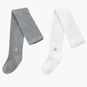 Vente en gros de collants en coton de haute qualité pour filles, collants tricotés de couleur pour enfants - Product Image 2