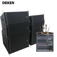 Deken SHOW L210 Vente Chaude Excellente Qualité Double Enceinte Line Array Amplifiée 2 Voies 10 Pouces pour Spectacles