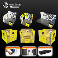 Affichage lumineux LED en tissu SEG personnalisé, boîte à lumière mince en aluminium rétroéclairée, support mural pour salon professionnel, exposition, système de stand publicitaire