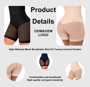 FITVOLT Bragas Moldeadoras Firmes, Transpirables y Sin Costuras, de Cintura Alta, con Efecto Realce de Glúteos, de Malla, Tallas Grandes <span class=keywords><strong>para</strong></span> Mujer - Product Image 4