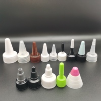 Bouchon compte-gouttes à long bec 24/410, bouchon à vis en plastique 24 mm, bouchon spiralé à long bec