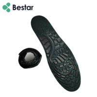 Semelles TPE Ergonomiques pour Soulager la Fatigue des Pieds avec Canaux d'Aération et Soutien de la Voûte Plantaire pour Bottes de Travail et Longues Journées Debout