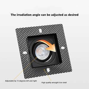 <span class=keywords><strong>Spot</strong></span> encastré anti-éblouissement réglable Mr16 Mr11 <span class=keywords><strong>GU10</strong></span> 75mm, boîtier de downlight encastré <span class=keywords><strong>sans</strong></span> cadre - Product Image 3