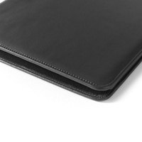 Carpeta Portadocumentos de Cuero Genuino A4 Personalizada con 3 Ranuras para Tarjetas y Ventana para Identificación