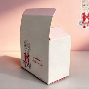 Custom Eco-Friendly <b>White</b> Cosmetic <b>Box</b> Paper <b>Box</b> Matt Laminated <b>Box</b> For Loose Powder Packaging - Product Image 2