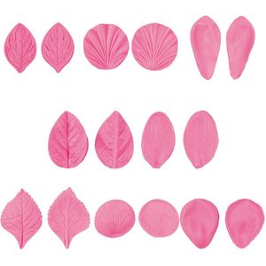 Molde de Silicona para Fondant con Forma de Lazo, 3 Piezas, Modelo 15-91, Herramienta para Decoración de Pasteles y Chocolate - Product Image 1