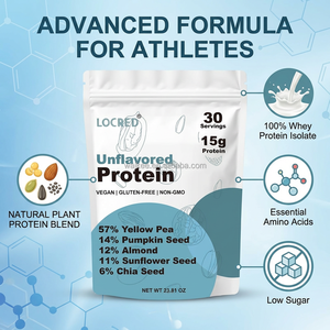 Proteína Vegetal Orgánica Vegana en Polvo (Haba, Arroz y Nuez de Pili) |   Sin Lácteos ni Soya, Sin OMG, Nutrición Deportiva, OEM a Granel - Product Image 2