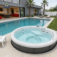 Bain à remous rond de luxe avec système Balboa