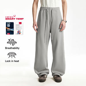 กางเกงวอร์ม QUICKSHOW รุ่นสั่งทำพิเศษ ผ้าฟลีซ 365 GSM ทรงตรง กางเกงแทรคสูท ผ้าฟลีซแบบซ้อน กางเกงวอร์มแบบยูนิเซ็กซ์ กางเกงวอร์มผู้ชาย - Product Image 2