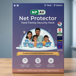 Pack de sécurité familial Net Protector Total, licence d'activation numérique du logiciel antivirus pour 3 utilisateurs, 3 ans, pour appareils PC - Product Image 2