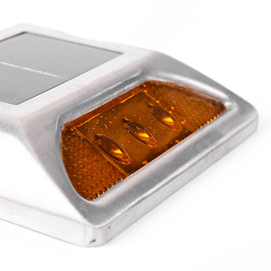 Baliza de Tráfico Reflectante para Montaje en <span class=keywords><strong>Suelo</strong></span>, Luz Estroboscópica de Advertencia de Seguridad Vial - Product Image 5