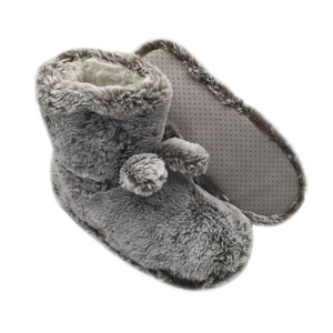 Pantofole da <span class=keywords><strong>Donna</strong></span> Comode e Calde con Pelliccia Sfumata, Fodera in Pile, Modello Slip-on - Product Image 4