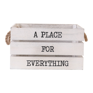 Wholesale customized Vintage Country Chic Rustic decorative mini wooden storage crate box (Set of 3)