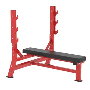 Olymp Flat Bench Press Entrenamiento Gimnasio Banco de pesas Press Gimnasio comercial Equipo de fitness Deportes de peso Banco plano de lujo