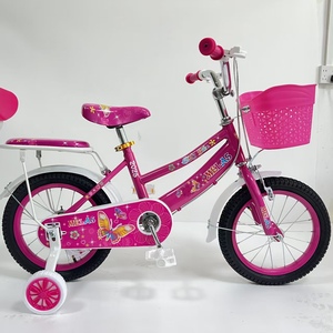 Bicicletta per Bambini con Telaio in Acciaio ad Alto Tenore di Carbonio, per Bambine e Bambini dai 3 ai 10 Anni, con Rotelle di Supporto - Product Image 1