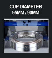 ETON machine à sceller les gobelets en plastique semi-automatique machine à sceller les tasses à thé à bulles et scellant pour jus de lait Bobo Tea