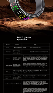 AICITY Anneau Intelligent de Soins de Santé AI Fréquence Cardiaque Sommeil Activité Multisports <span class=keywords><strong>GPS</strong></span> Fitness Tracker avec Éclairage APP 2026 - Product Image 5