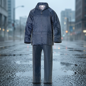 Combinaison de plongée imperméable bleue en nylon, taille 7-L - Product Image 4