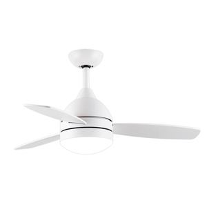 พัดลมเพดานห้องนั่งเล่นห้องนอนทันสมัย, พัดลมเพดานแบบเรียบง่ายไร้เสียง, พัดลมเพดานพร้อมรีโมทคอนโทรลและไฟ LED - Product Image 1