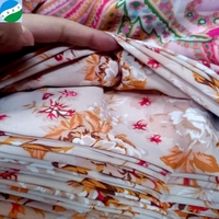 Tissu en polyester imprimé, pièce de coupe en mousseline de soie, pas cher, prix en kilos