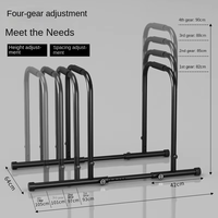 Barre de trempage à hauteur réglable, entraînement à domicile, musculation, barres parallèles jointes et fendues disponibles