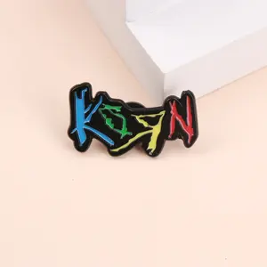 <span class=keywords><strong>Rock</strong></span> Logo bacio della Band americana smalto metallo divertente spille spille spille distintivi regalo di gioielli per gli appassionati di musica amici - Product Image 3