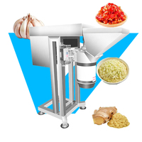 Écrin de légumes entièrement automatique en acier inoxydable commercial coupe ail gingembre hachoir broyeur sec gingembre rectifieuse