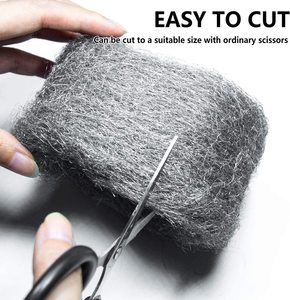 PEX Factory Supply Premium <span class=keywords><strong>0000</strong></span> # <span class=keywords><strong>laine</strong></span> de fil <span class=keywords><strong>d</strong></span>'<span class=keywords><strong>acier</strong></span> pour voiture Auto RemoverIndustrial Steel Wire Wool Roll Kitchen Steel Wool - Product Image 5