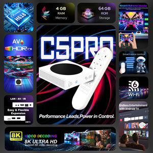 Zoku Tv Box 4GB 64GB C5PRO Android14 BT Voice Remote 8K Resolución de decodificación Set Top Box H618 Certificado de alta velocidad <span class=keywords><strong>Smart</strong></span> OTT - Product Image 2