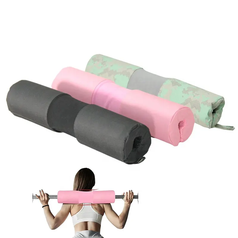 Dày bọt Barbell pad cho squats Trọng lượng nâng cổ vai bảo vệ pad với nylon hip lực đẩy Barbell Squat Pad