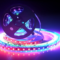 Venta caliente UCS 1903 LED Pixel Light DC12V IC Exterior Digital RGB LED Iluminación 60leds/M SMD5050 Tira de LED programable
