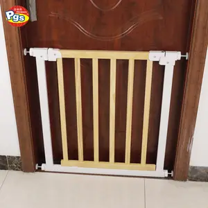 Modern Metal Gate OEM Wooden Fence Stair Guard Rail for Baby Safety Playpen for Outdoor and Indoor Use Factory Packed