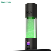 Bouteille d'eau hydrogénée portable 4000ppb 6000ppb, générateur d'eau riche en hydrogène avec écran couleur HD