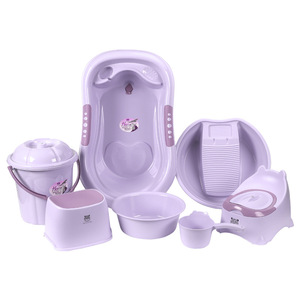 Lot de 7 accessoires de bain pour bébé, ensemble de baignoire et bassin, vente en gros - Product Image 2
