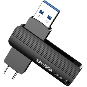 Unidad flash USB Kakusiga de 32 GB con doble puerto tipo C y USB 3.2 para PC y teléfono inteligente - Product Image 1