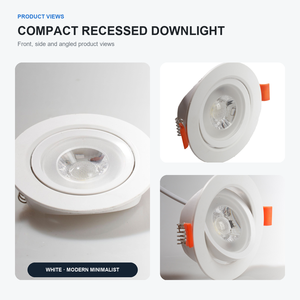 Éclairage intérieur pour la maison, <span class=keywords><strong>spot</strong></span> encastré au plafond réglable, 3w 5w 7w SMD, <span class=keywords><strong>spot</strong></span> encastré rond carré, downlight <span class=keywords><strong>LED</strong></span> - Product Image 2