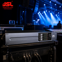 4 Kanal D Sınıfı Güç Amplifikatörü 4x600W 4x900W 2x1800W 2U Profesyonel Ses Amplifikatörü Susturma 1000 SNR 109dB Canlı Ses için