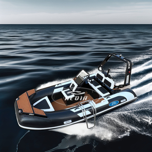 Gommone in Alluminio e PVC da 390 cm (13ft) per Sci Nautico, Capacità <span class=keywords><strong>5</strong></span> Persone, per Laghi e Fiumi - Product Image 1
