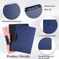 Carpeta Portapapeles A4 Plegable con Tapa, Carpeta Portapapeles para Enfermería, Carpeta Plegable con Tapa para Archivos, Folio para Oficina de Enfermería